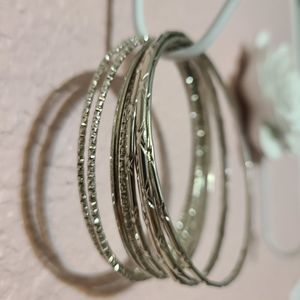 Silver Bangle Bracelets
